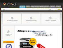 Tablet Screenshot of pcprofi.sk